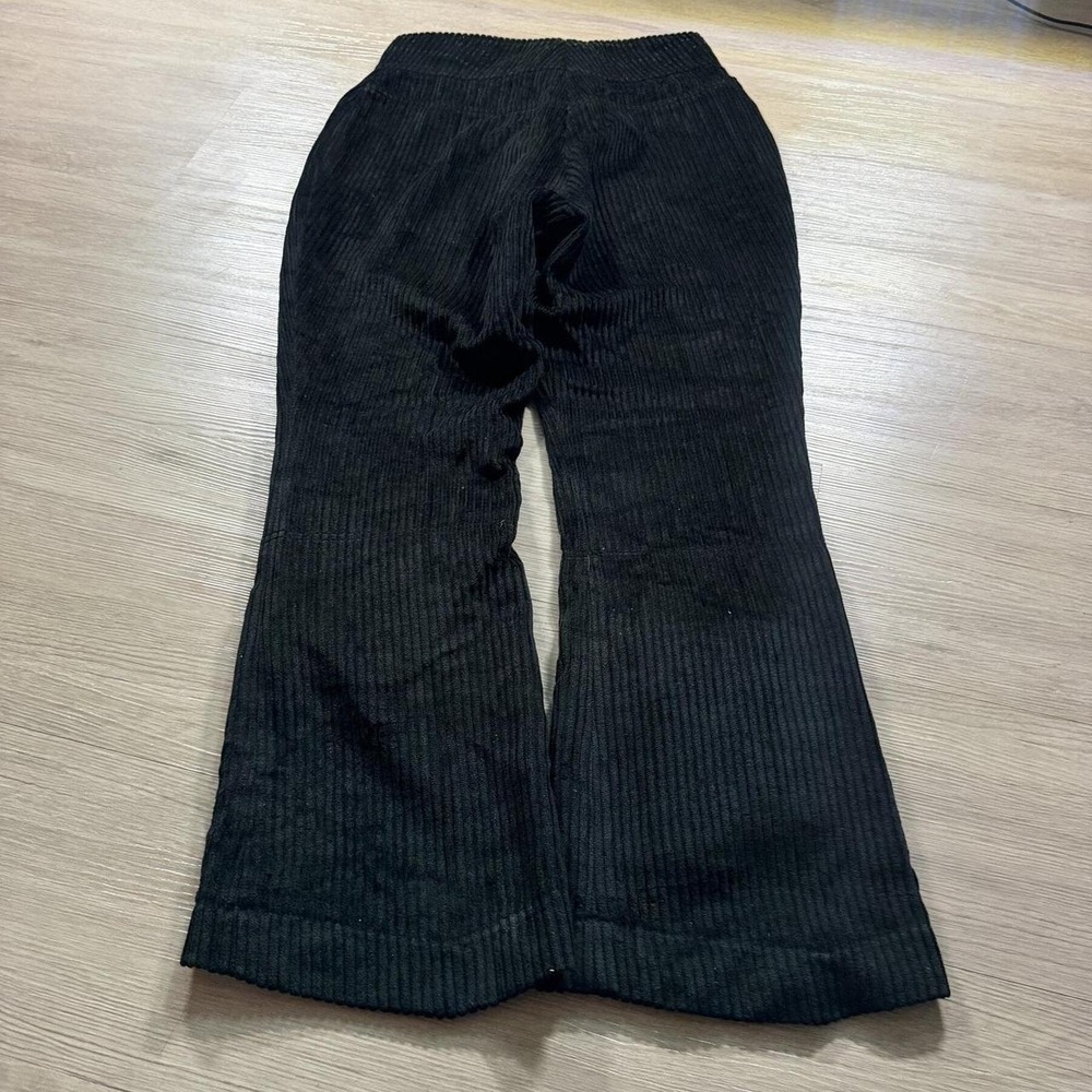 26x27 Black Corduroy Flared Bootcut Pants Y2K Indie - Picture 5 of 6